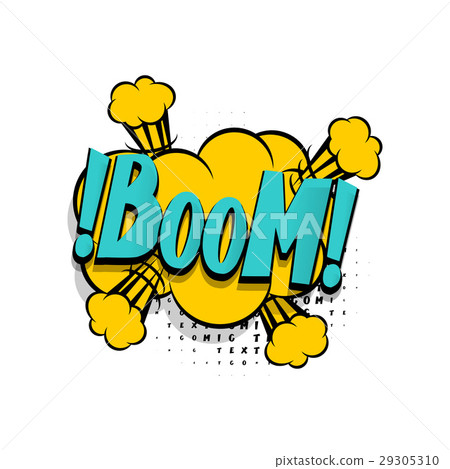 Lettering comic text speech bubble 29305310