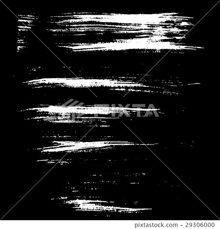 Set of ink vector brush strokes. Vector - Stock Illustration [29306000 ...