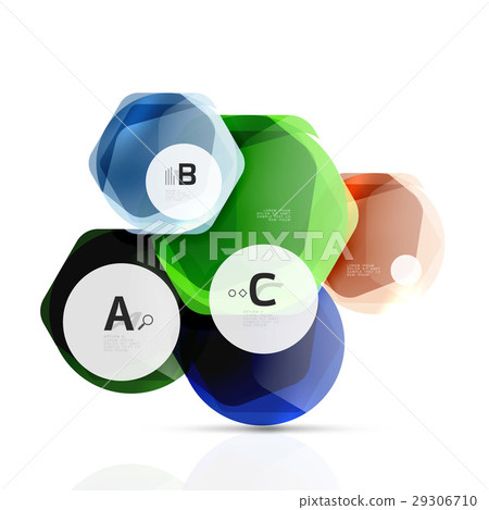 Geometrical hexagons abstract background Geometrical hexagons abstract background 29306710