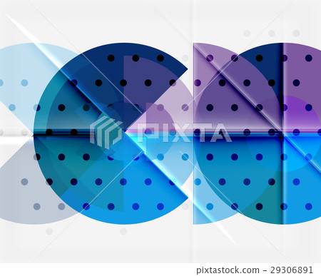 Vector circle abstract background - Stock Illustration [29306891] - PIXTA