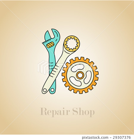 Part. Shop Icon Auto Parts Store Icon