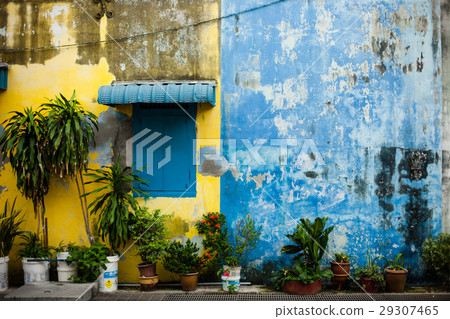 Penang, Malaysia architecture narrow streets Penang, Malaysia architecture narrow streets 29307465