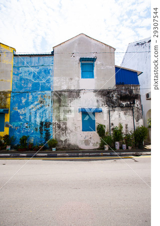 Penang, Malaysia architecture narrow streets Penang, Malaysia architecture narrow streets 29307544