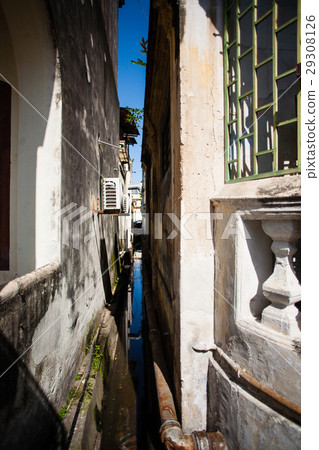 Penang, Malaysia architecture narrow streets Penang, Malaysia architecture narrow streets 29308126