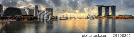 Singapore Skyline and view of Marina Bay Singapore Skyline and view of Marina Bay 29308265