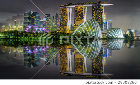 Singapore Skyline and view of Marina Bay Singapore Skyline and view of Marina Bay 29308266
