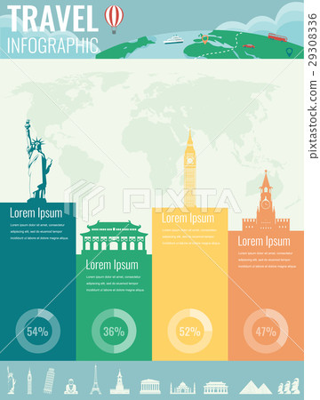 Travel infographic. Infographics for business, web Travel infographic. Infographics for business, web 29308336