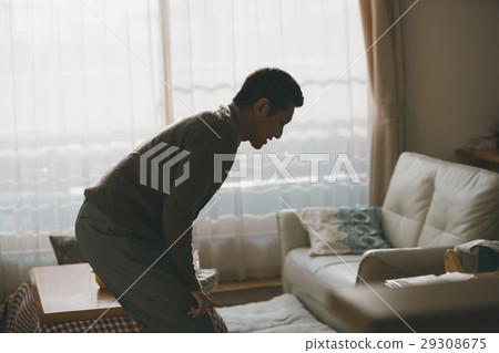 senior, knee pain, person 29308675