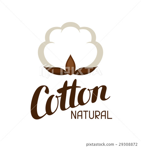 Cotton label. Emblem for clothing and production Cotton label. Emblem for clothing and production 29308872