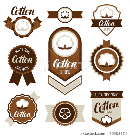 Cotton badges, banners and emblems. Clothing 29308874