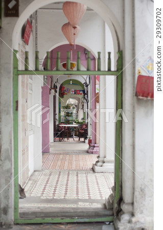 Penang, Malaysia architecture narrow streets Penang, Malaysia architecture narrow streets 29309702