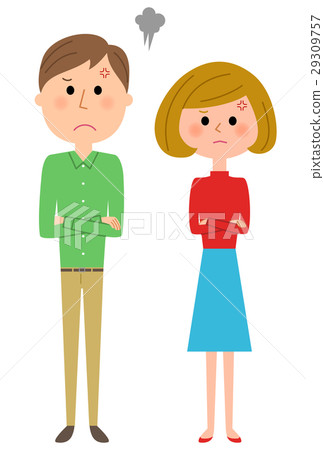 Young couple gets angry 29309757