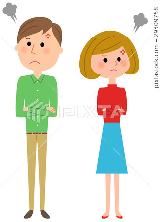 Young couple fight Young couple fight 29309758