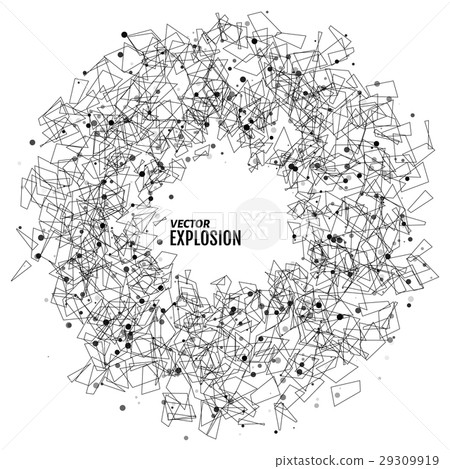 abstract vector explosion-插圖素材 [29309919] - PIXTA圖庫