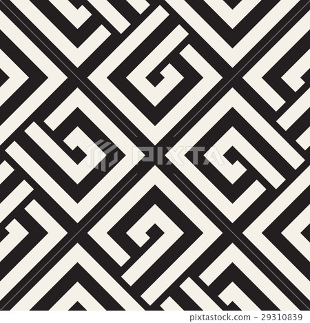 Repeating Geometric Stripes Tiling. Vector 29310839