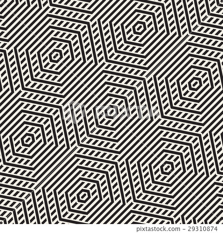 Vector Seamless Pattern. Repeating Lattice 29310874