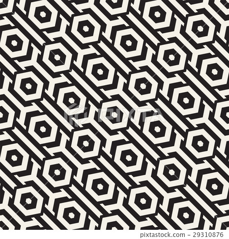 Vector Seamless Pattern. Repeating Lattice 29310876