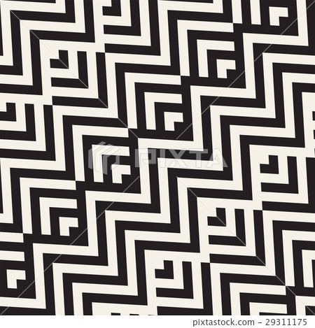 Abstract ZigZag Parallel Stripes. Vector Seamless 29311175