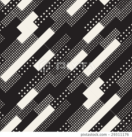 Modern Stylish Halftone Texture With Random Size 29311176