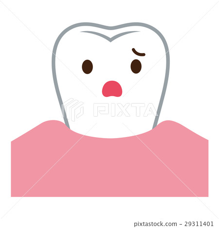 Periodontal disease with gums falling down Periodontal disease with gums falling down 29311401