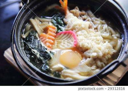 Prawn Tempura Udon Japanese food Prawn Tempura Udon Japanese food 29312816