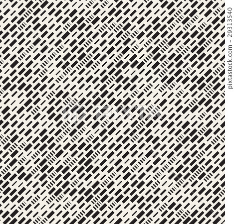 Vector Seamless Black And White Irregular Dash 29313540