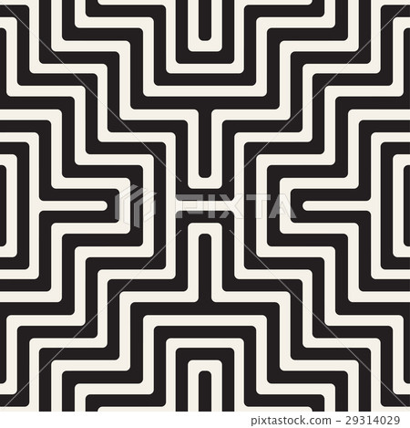 Maze Tangled Lines Contemporary Graphic. Vector Maze Tangled Lines Contemporary Graphic. Vector 29314029