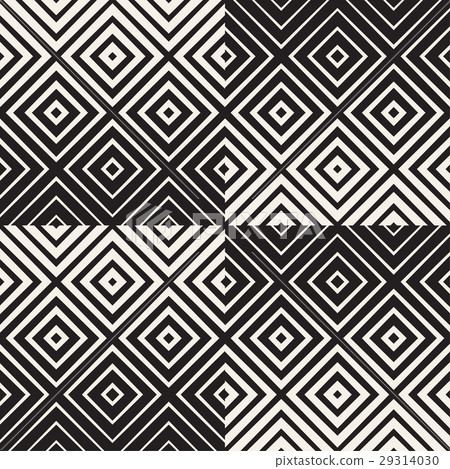 Trendy Monochrome Line Lattice. Vector Seamless Trendy Monochrome Line Lattice. Vector Seamless 29314030