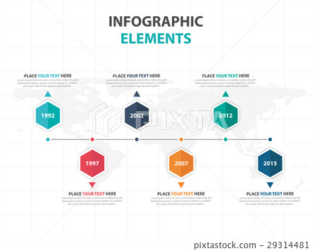 colorful hexagon business Infographics elements colorful hexagon business Infographics elements 29314481