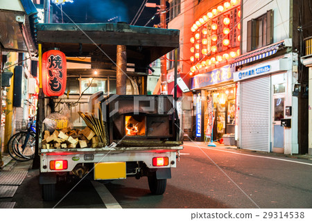 Nostalgic old stone yakimoya shop Nostalgic old stone yakimoya shop 29314538
