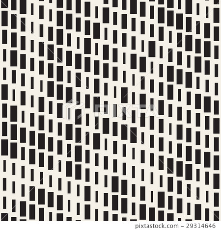 Vector Seamless Black And White Irregular Dash 29314646