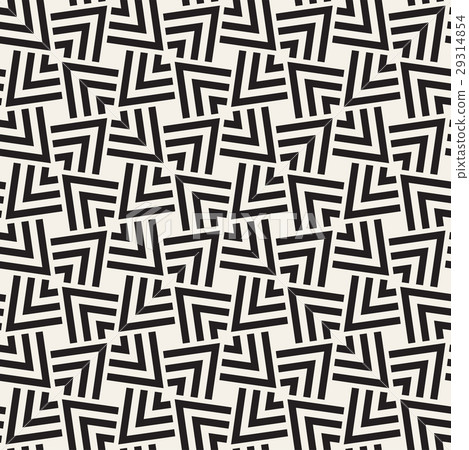 Geometric Ornament With Striped Rhombuses. Vector Geometric Ornament With Striped Rhombuses. Vector 29314854