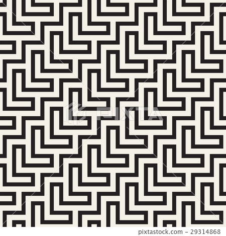 Maze Tangled Lines Contemporary Graphic. Abstract 29314868