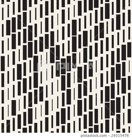 Vector Seamless Black And White Irregular Dash 29315476