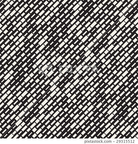 Vector Seamless Black And White Irregular Dash Vector Seamless Black And White Irregular Dash 29315512