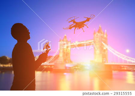 silhouette of man silhouette of man 29315555