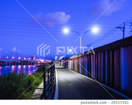 Riverbank in the sunset Riverbank in the sunset 29315581
