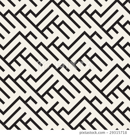 Irregular Maze Shapes Tiling Contemporary Graphic 29315718