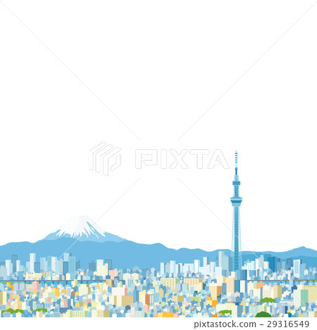 Tokyo Sky Tree and Mt. Fuji 29316549