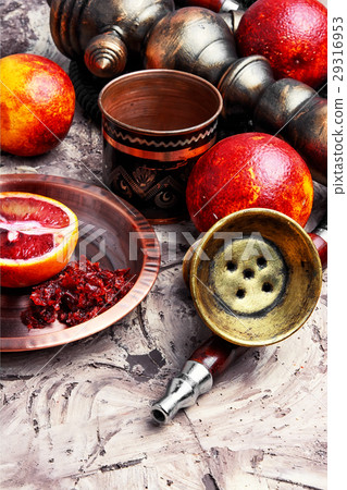 hookah with orange taste 29316953