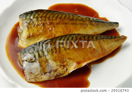 Boiled mackerel 29318743