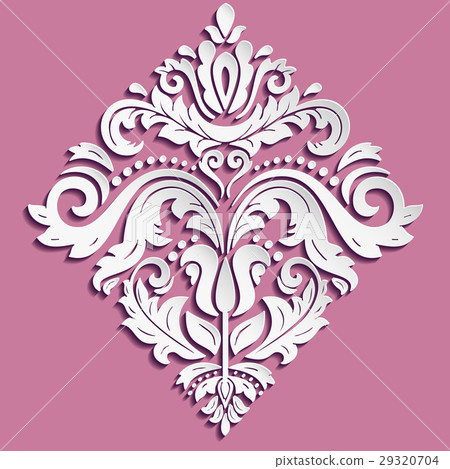 Oriental Vector Pattern With 3D Elements 29320704