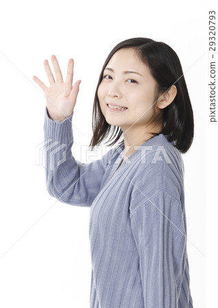 A woman in a tired pose 29320793