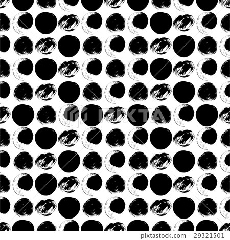 Seamless black and white hand drawn pattern Seamless black and white hand drawn pattern 29321501