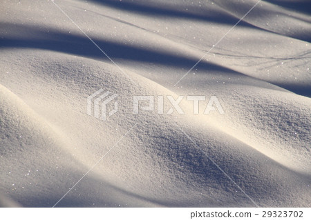 Snowy landscape, background material, snowflake pattern, winterscape, texture 29323702