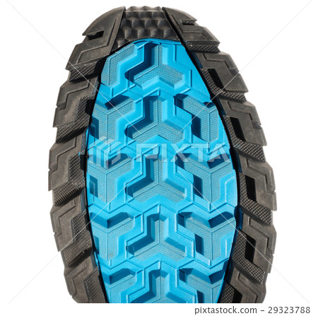Running shoe sole isolated on white Running shoe sole isolated on white 29323788