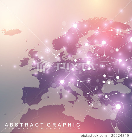 Geometric graphic background communication with 29324849