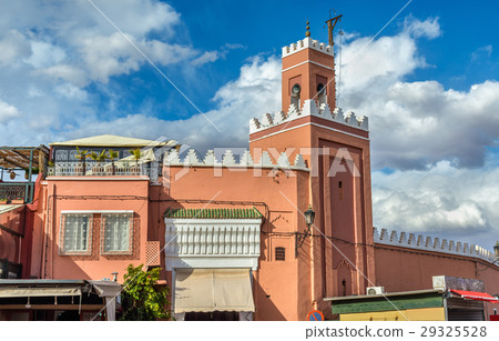 Building on Jamaa el Fna Square in Marrakesh Building on Jamaa el Fna Square in Marrakesh 29325528