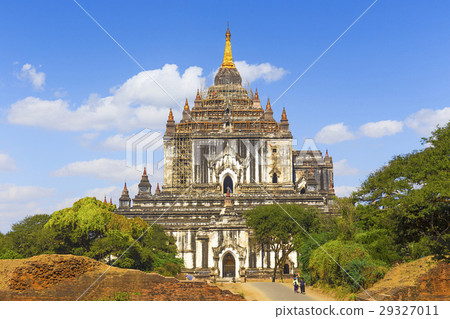 Bagan buddha tower at day Bagan buddha tower at day 29327011