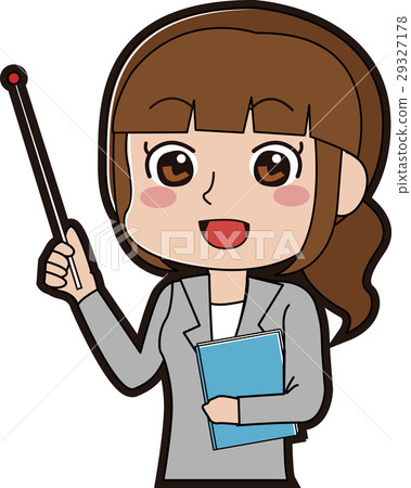 一個女人用西裝來解釋用指揮棒 一個女人用西裝來解釋用指揮棒 29327178